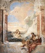 TIEPOLO, Giovanni Domenico Thetis Consoling Achilles oil painting artist